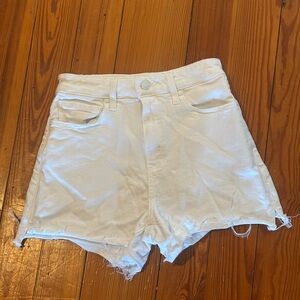 PAIGE White Jean Shorts for Women